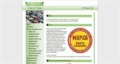 Desktop Screenshot of crazysmopar.com